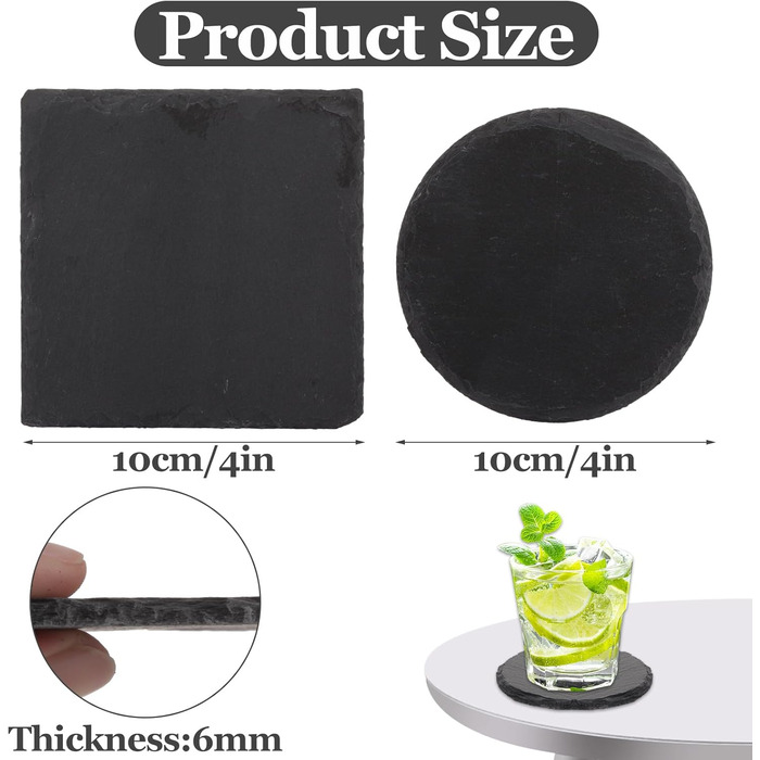 Набір сланцевих підставок 24 шт Oungy