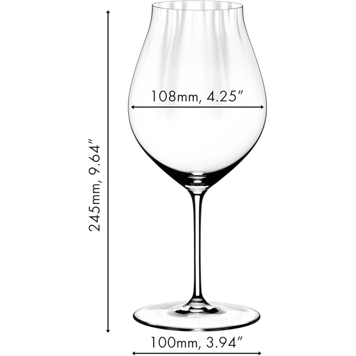 Набір з 2 келихів для червоного вина Піно Нуар 830 мл, Performance Riedel