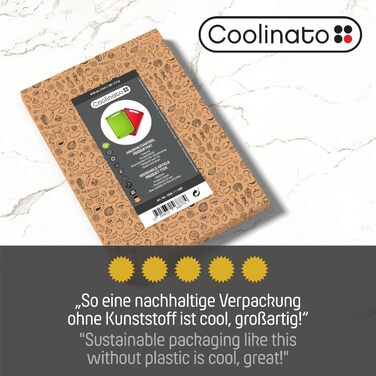 Набір обробних дощок Coolinato, 3 шт., різні розміри, антибактеріальні дошки з жолобком для збору соку, 3 кольори для гігієнічного розділення продуктів (набір 6 шт. кольорових - 24,5x14,5 см)