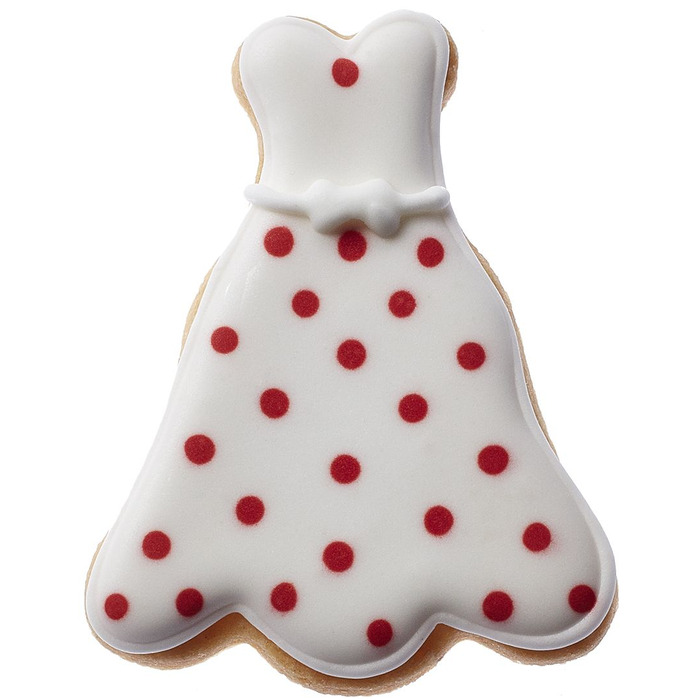 Форма для печенья в виде платья, 7,5 см, RBV Birkmann