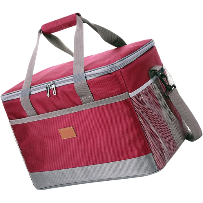 Термосумка для кемпинга 33 л бордовая Oxxggkao