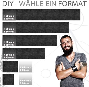 Самоклеючий кухонний фартух 280 х 60 см StickerProfis