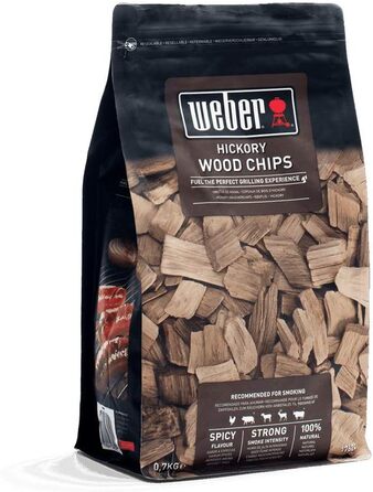 Тріска деревини гікорі для копчення 700 г Weber
