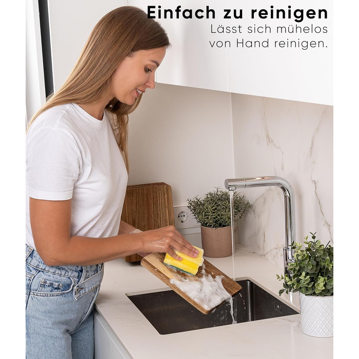 Набір з 6 дерев’яних сніданкових дощечок із акації Deco haus