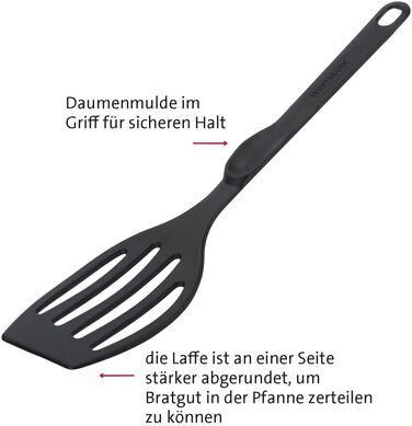 Шпателі Westmark 2, висока термостійкість до 270C, довжина 28,3 см, пластик, Flonal Plus, чорний, 203522E5