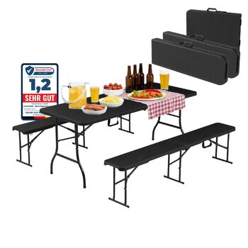 Складаний набір столу та дві лавки ALBATROS