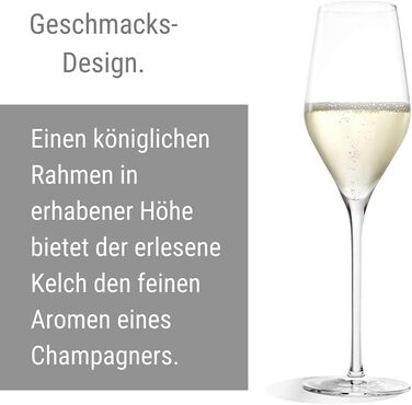 Бокалы для шампанского 265 мл, набор 6 предметов, Exquisite Royal Stölzle Lausitz